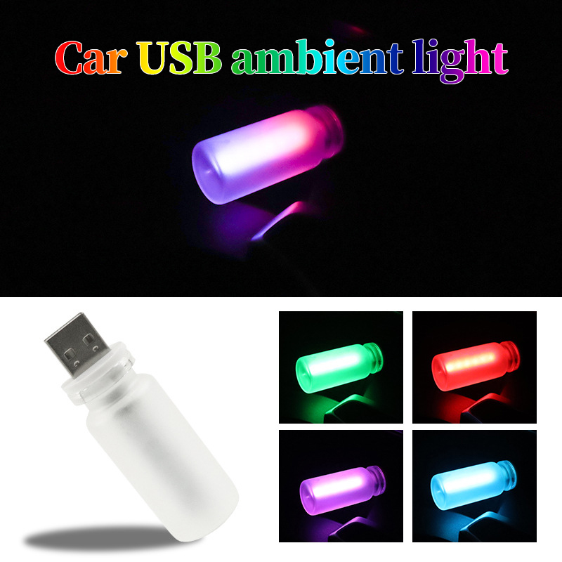 Car USB Night Light Touch Dimm - Lighting Mcqueen Bedroom Decor recension och pris