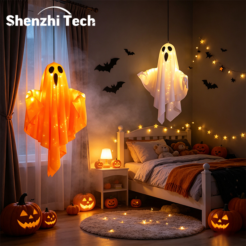 Halloween Hanging Light Up Gho - Lighting Decor Bedroom recension och pris