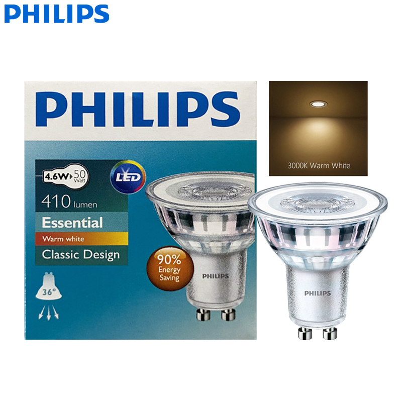 Philips LED GU10 PAR16 Essenti - Philips Bulb Led Classic recension och pris