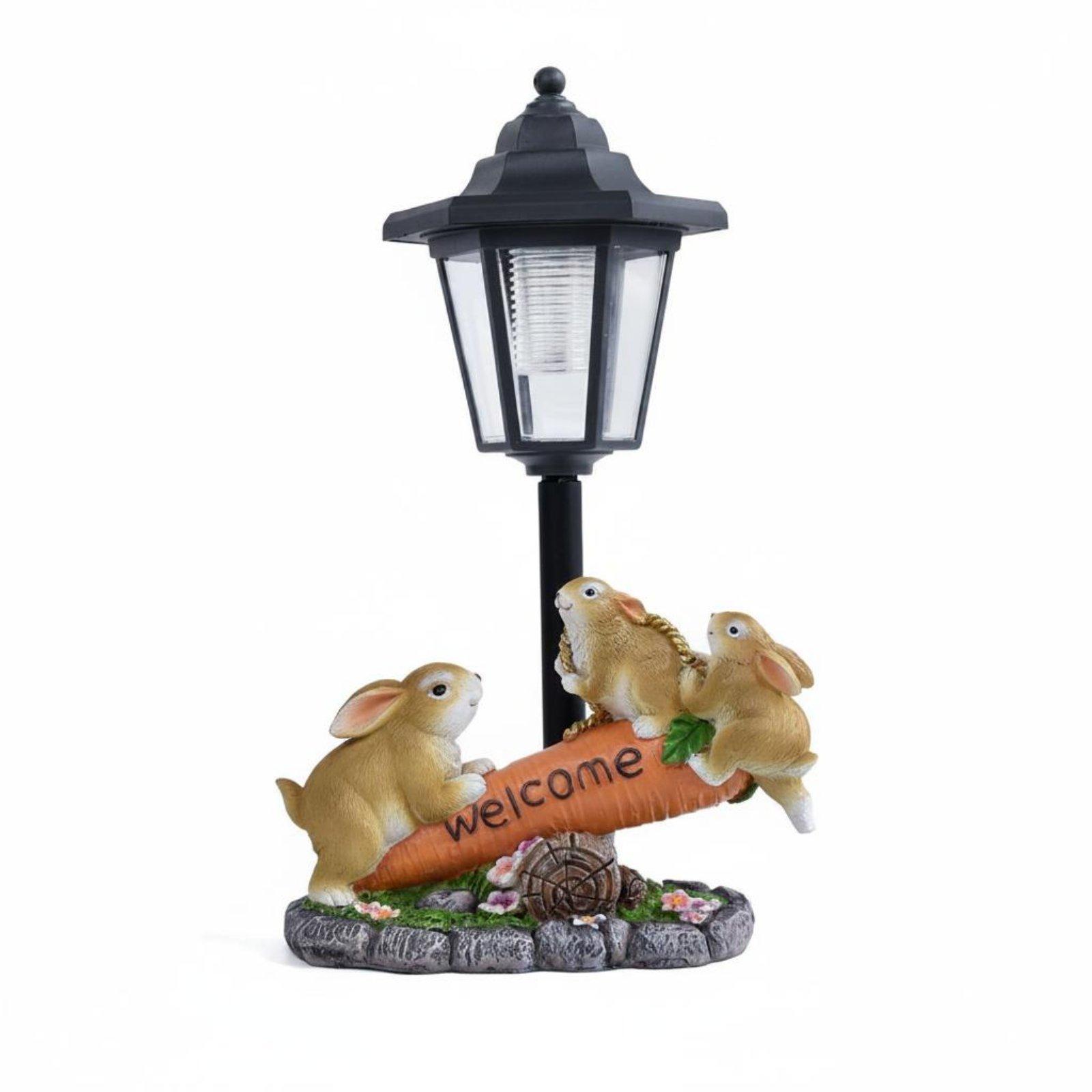 Solar Rabbit Statue Decorative - Lighting Decoration Ideas recension och pris
