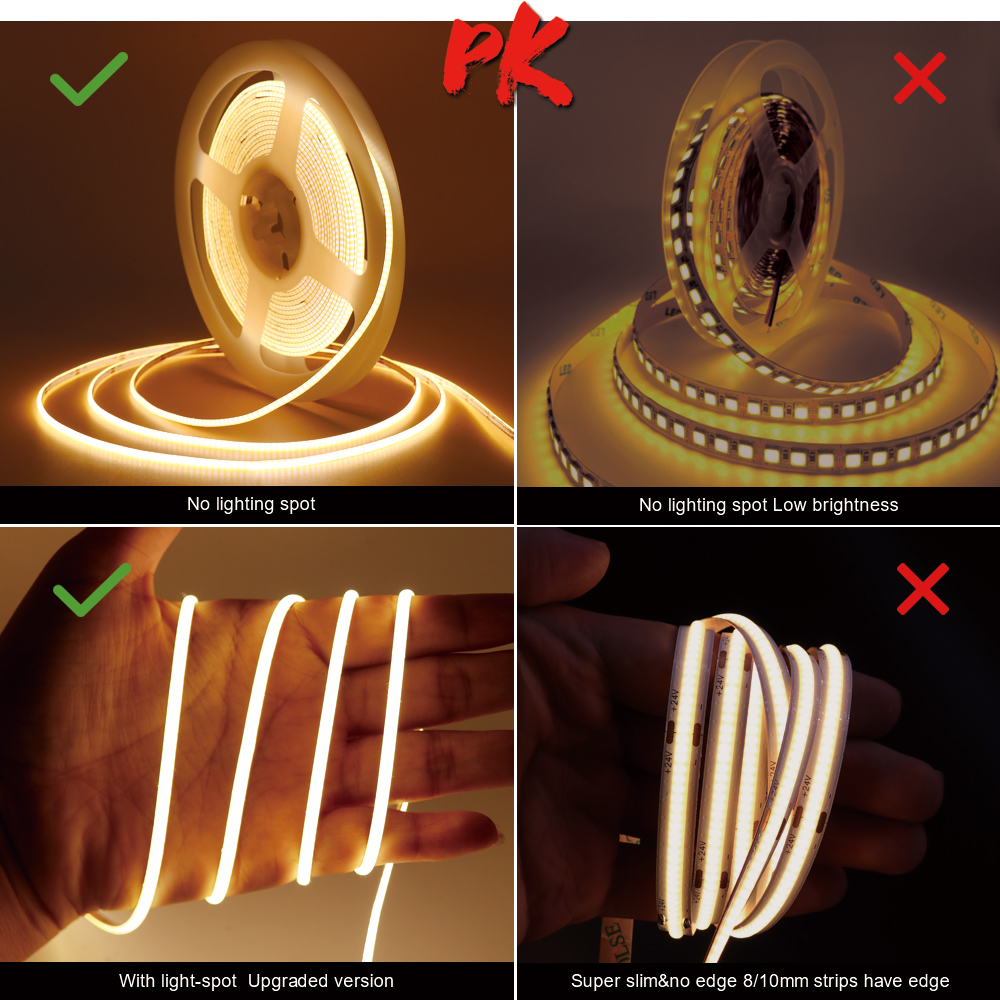 2mm 2.7mm Super Slim COB LED S - Lighting Mcqueen Bedroom Decor recension och pris