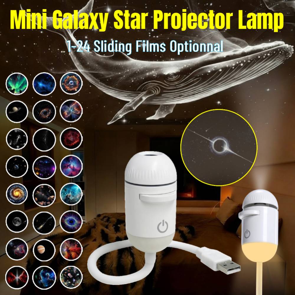 Mini Galaxy Star Night Light P - Lighting Decor Bedroom recension och pris