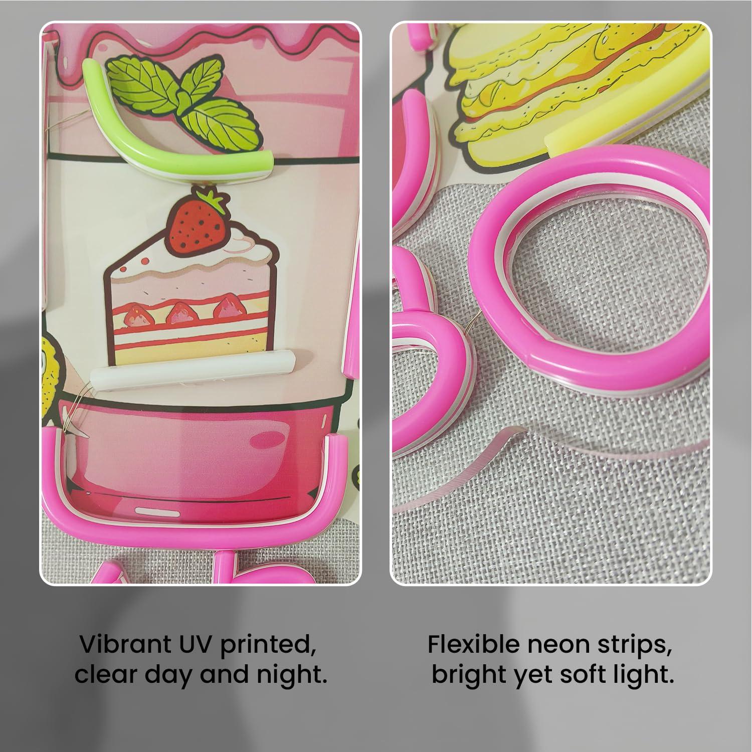 Boba Neon Sign Light Up Bubble - Up Lighting Decor recension och pris
