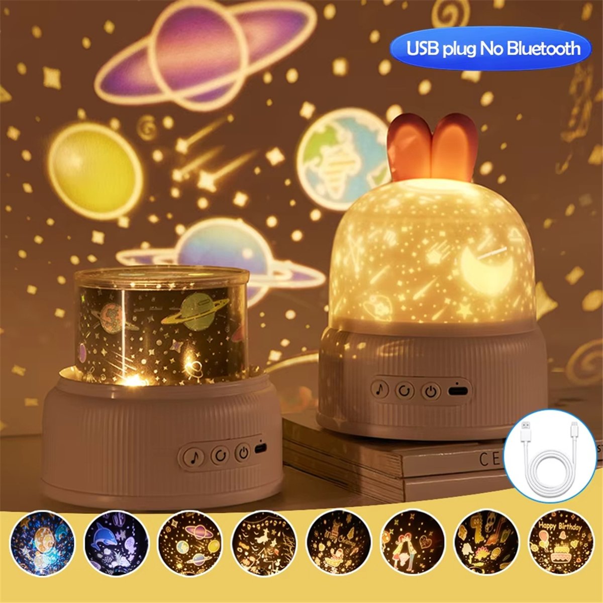 HOT! Cute Projector Night Ligh - Decor Lighting Lamps recension och pris