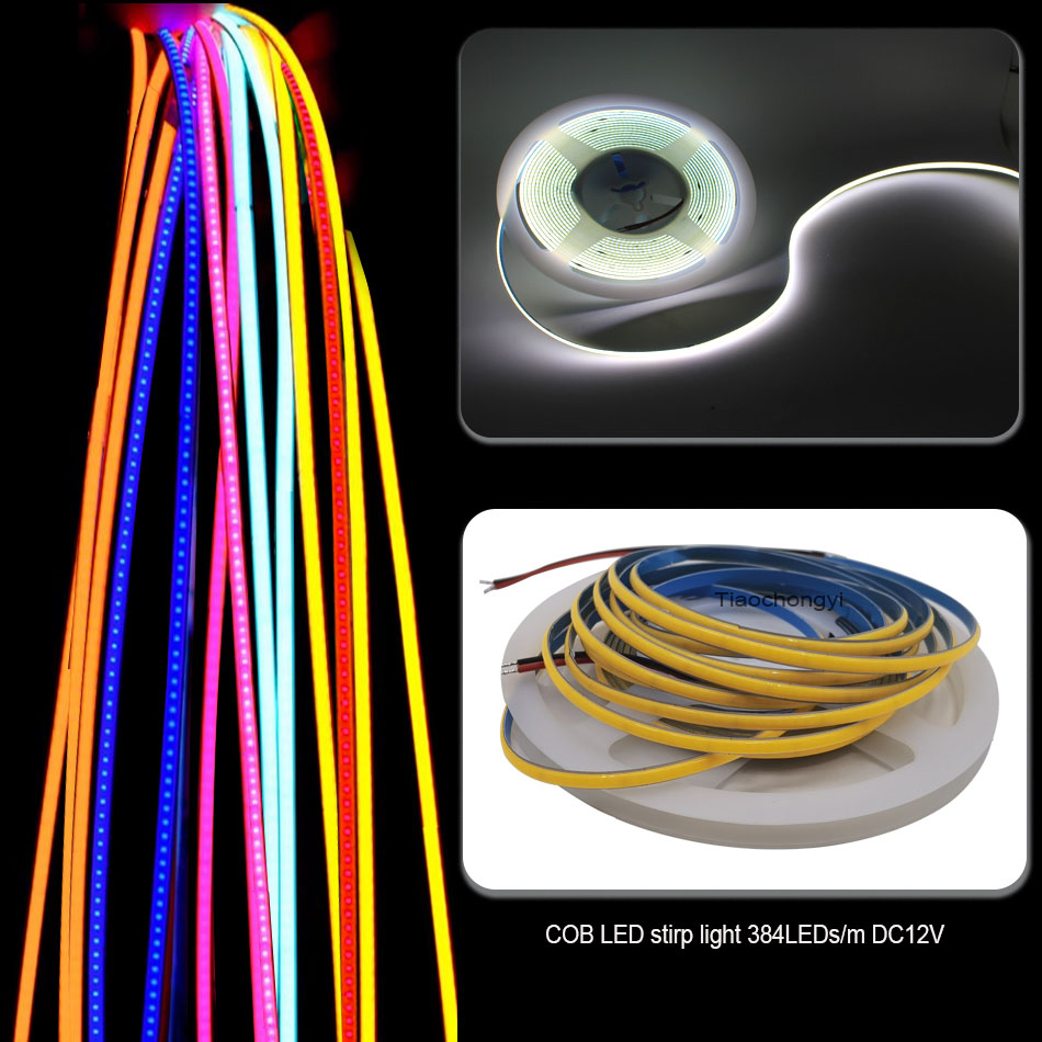 3mm COB DC 12V Ultra Thin  Col - Lighting Mcqueen Bedroom Decor recension och pris