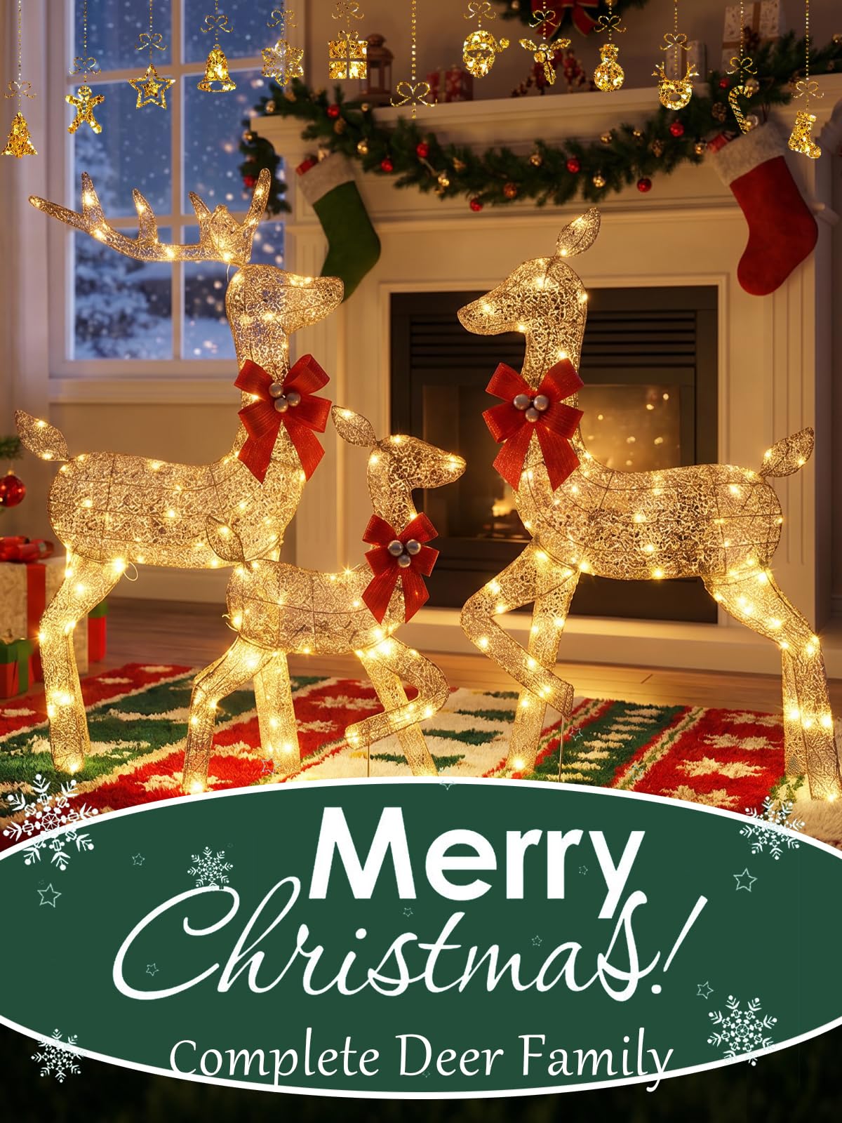 3 Pieces Lighted Christmas Dee - Up Lighting Decor recension och pris